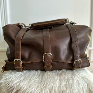 Saddleback Leather Duffel - The WaterBag in Dark Coffee Brown